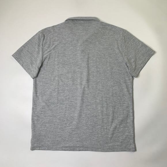 Vuori Polo Shirt Mens 2XL XXL Grey Ace Performance Pocket Wicking Stretch Golf - Picture 7 of 9